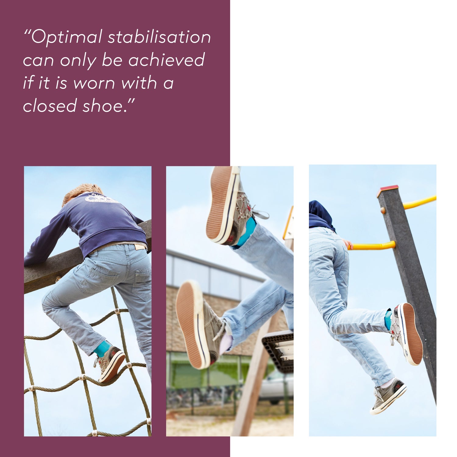 Push Braces Ortho Aequi Ankle Brace Junior / paediatric ankle support