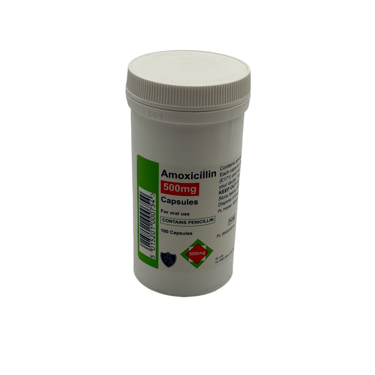 AMOXICILLIN CAP 500MG (100)