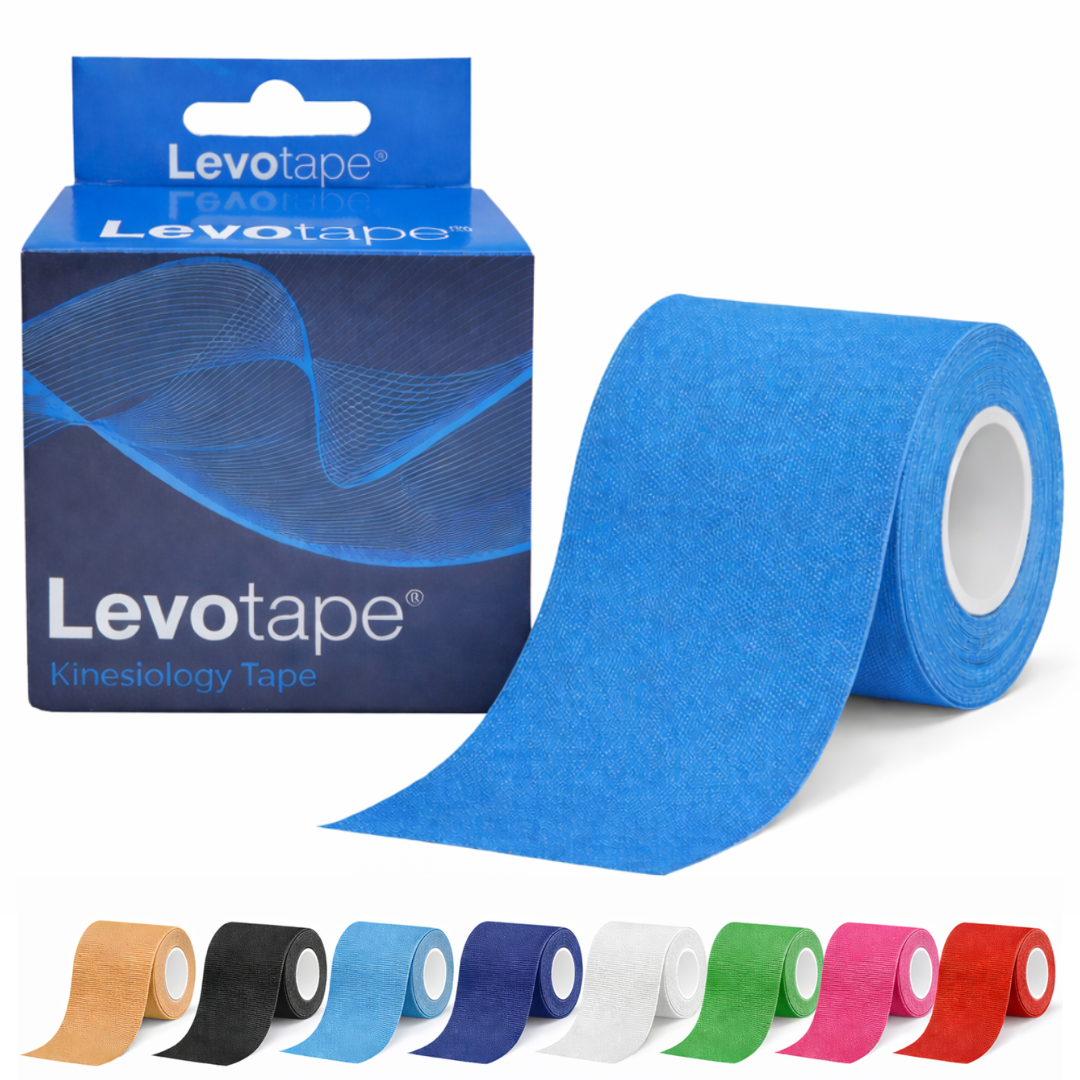 Levotape Kinesiology Tape 5cm x 5m – Sports & Physio Muscle Support (8 Colours)