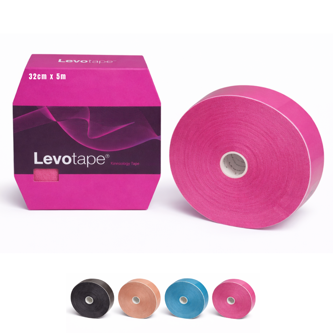 Levotape Kinesiology Tape Clinic Roll 32m x 5cm – Professional Sports Physio Tape