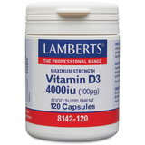 Vitamin D3 4000iu (100µg) - 120 Capsules