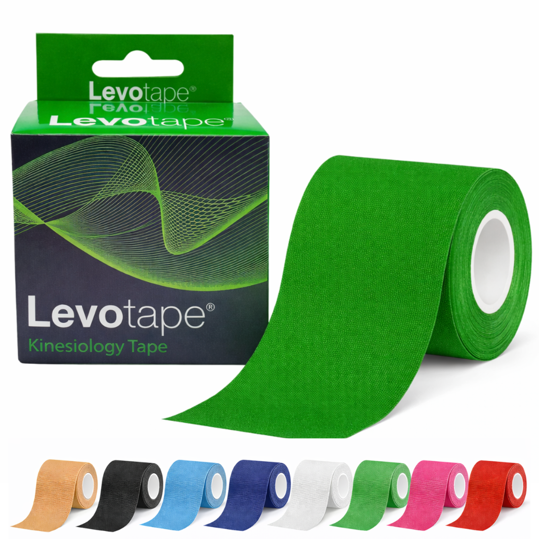 Levotape Kinesiology Tape 5cm x 5m – Sports & Physio Muscle Support (8 Colours)