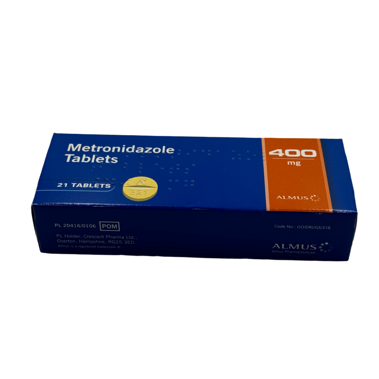 METRONIDAZOLE TABS 400MG (21)
