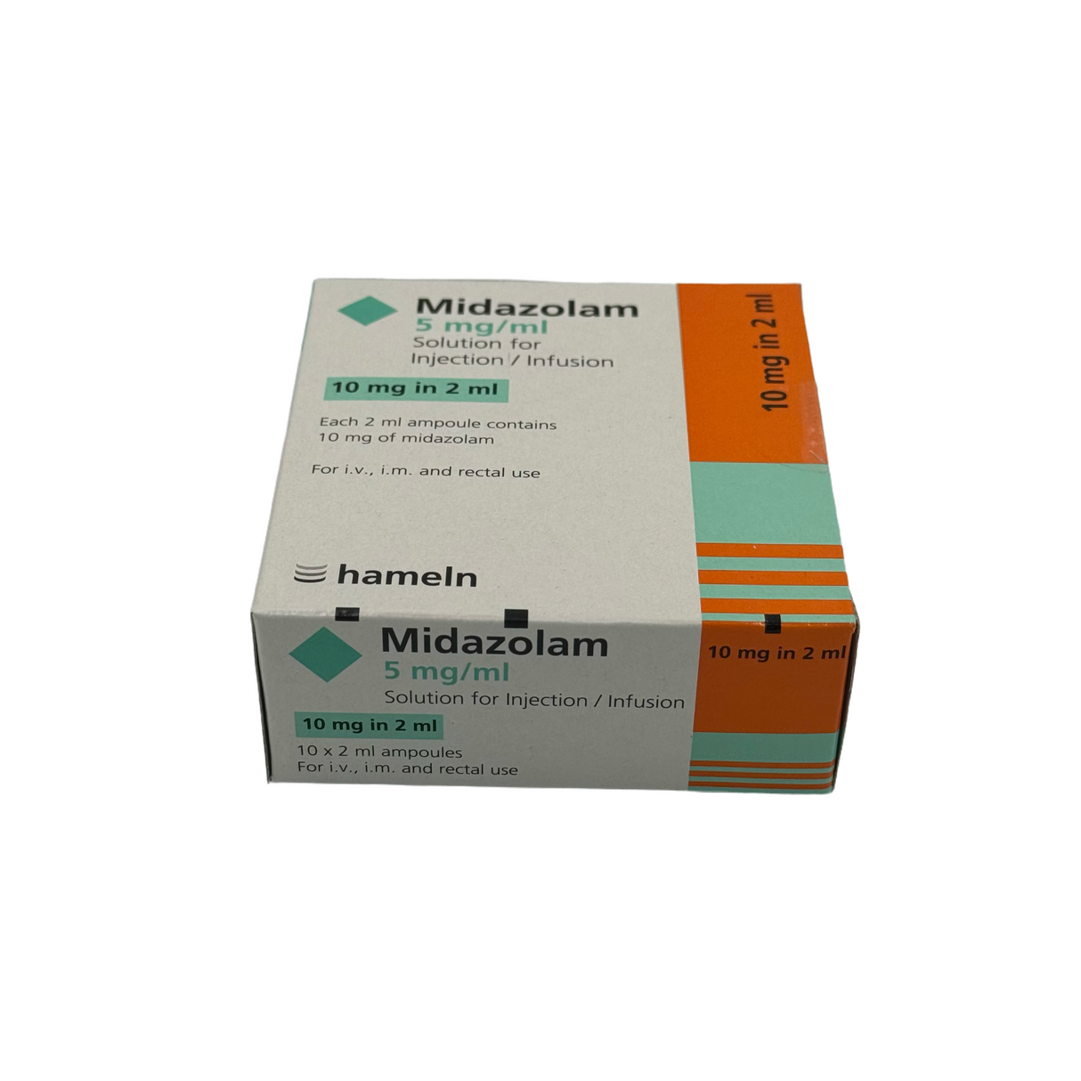 MIDAZOLAM INJ 10MG/2ML (10) [SCHEDULE 3 CD]