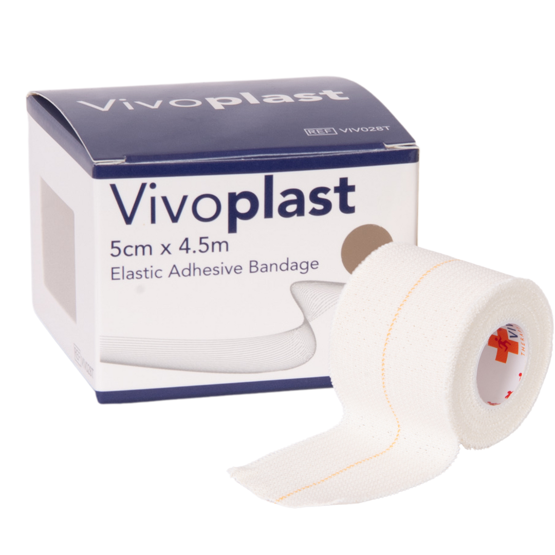 Vivomed Vivoplast Elastic Adhesive Bandage – Compression Sports Strapping Tape