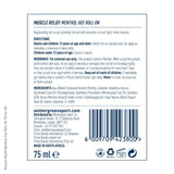 Wintergreen Muscle Relief Menthol Hot Gel