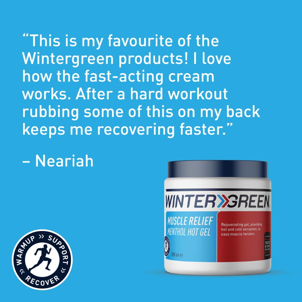 Wintergreen Muscle Relief Menthol Hot Gel