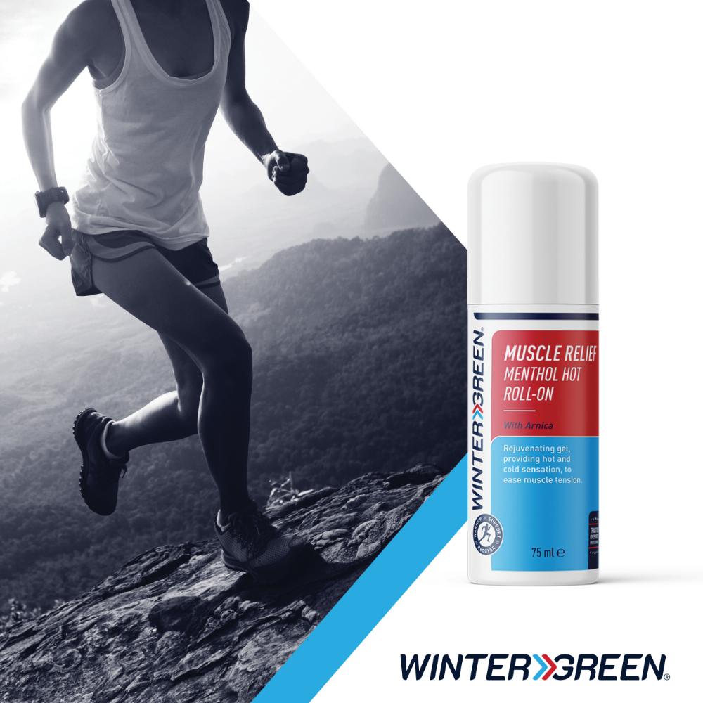 Wintergreen Muscle Relief Menthol Hot Gel Roll-on