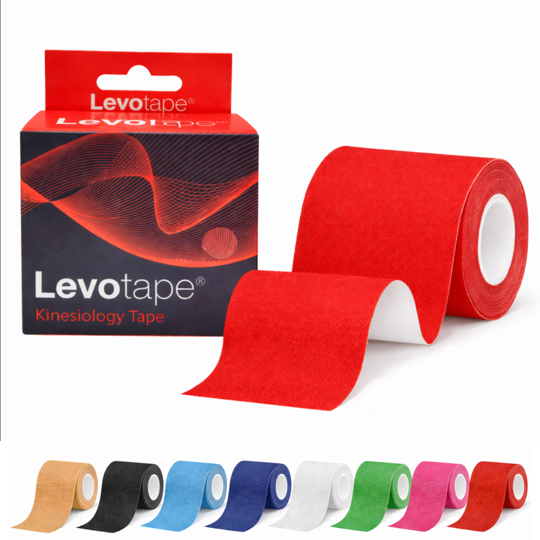 Levotape Kinesiology Tape 5cm x 5m – Sports & Physio Muscle Support (8 Colours)