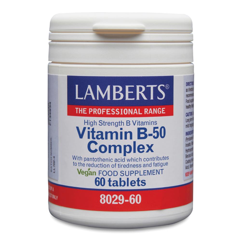 Lamberts Vitamin B-50 Complex - 60 tablets