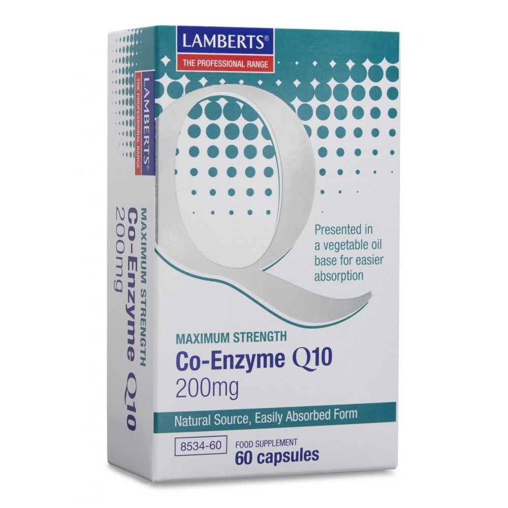Lamberts Co-Enzyme Q10 200mg - 60 Capsules
