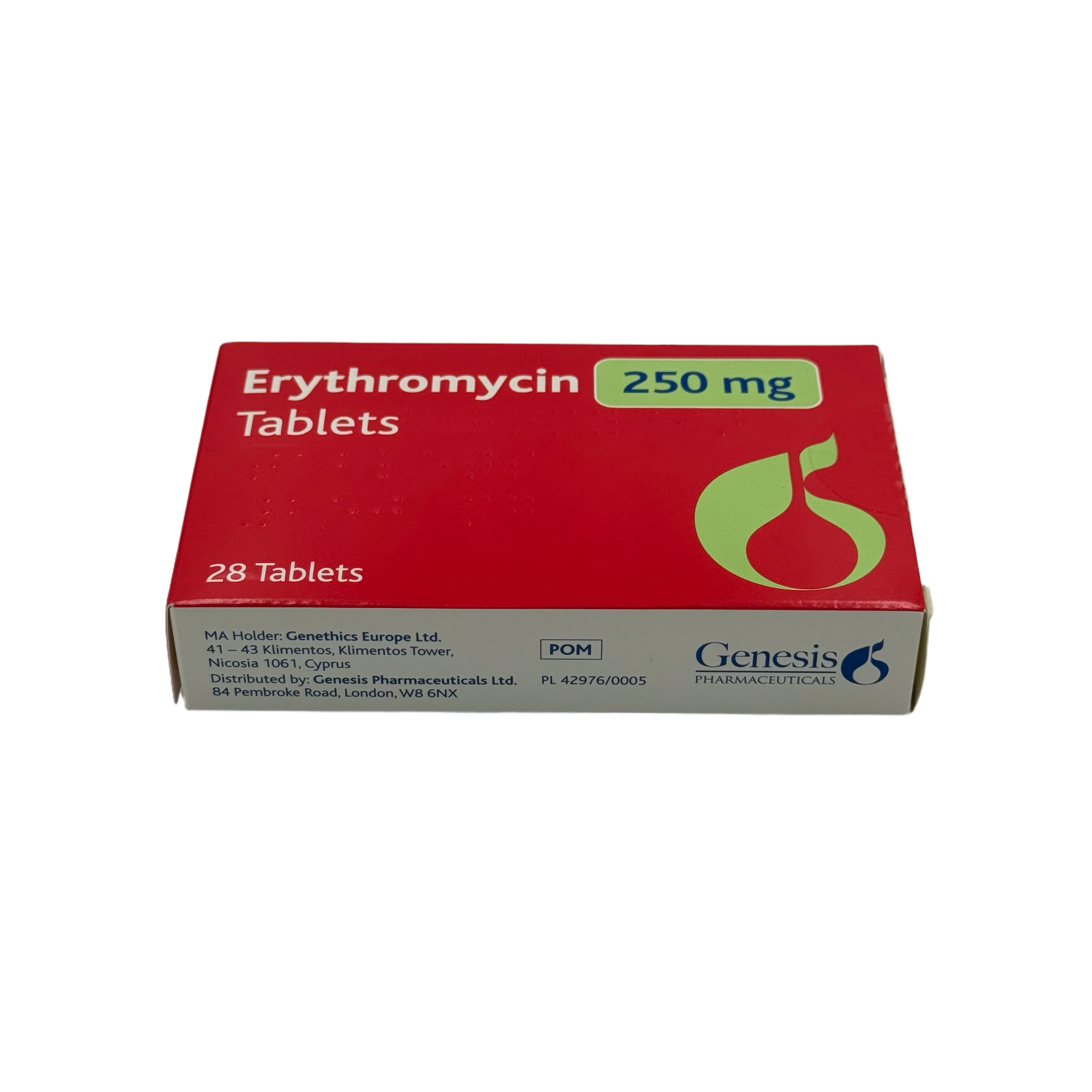 ERYTHROMYCIN TAB 250MG (28)