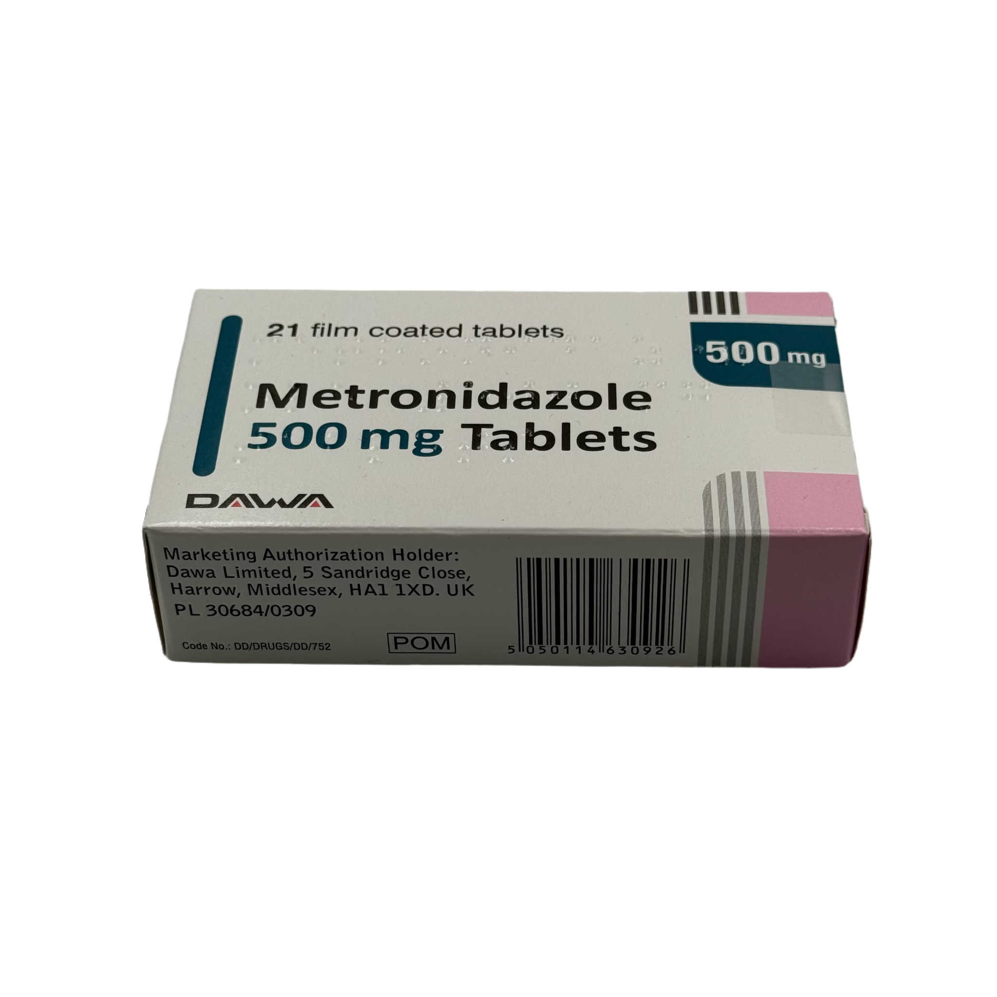 METRONIDAZOLE TAB 500MG (21)