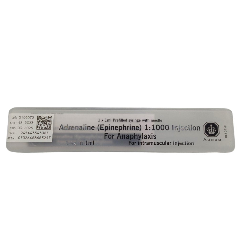 ADRENALINE INJ 1 1000 PFS+NEEDLE