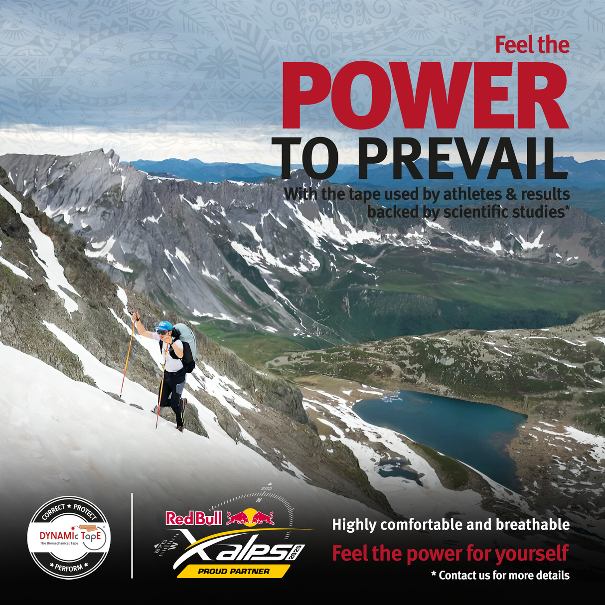 Dynamic Tape Red Bull X-Alps