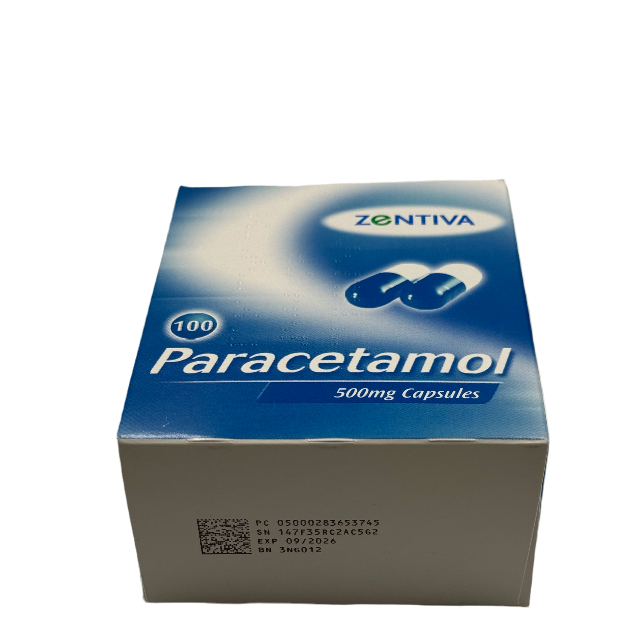 PARACETAMOL CAP 500MG [AAH] (100)