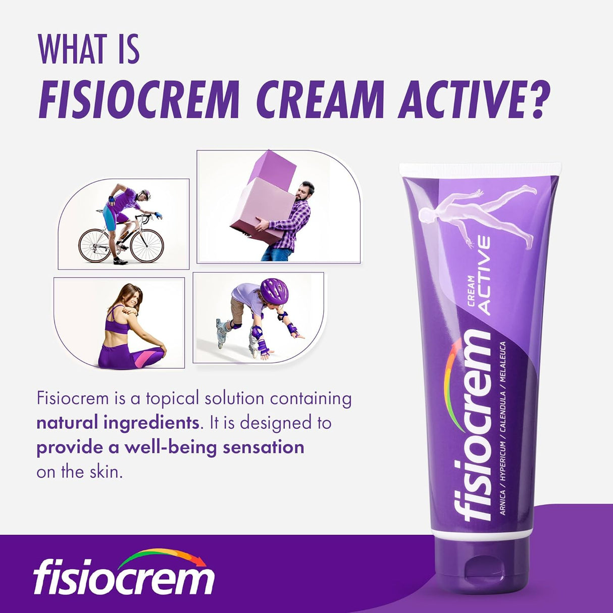 Fisiocrem Cream Active - pain relief massage cream with arnica
