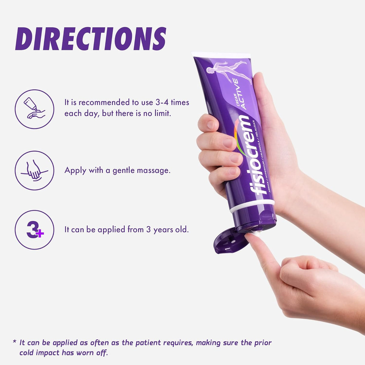 Fisiocrem Cream Active - pain relief massage cream with arnica