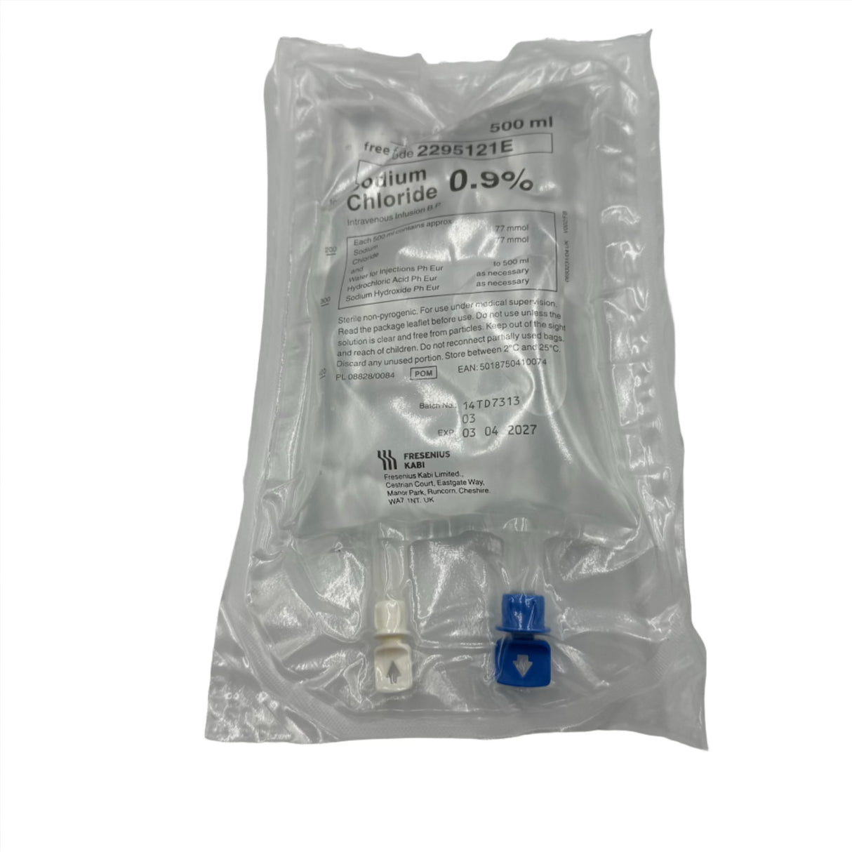 SODIUM CHLORIDE 0.9% FOR INF (500ML)