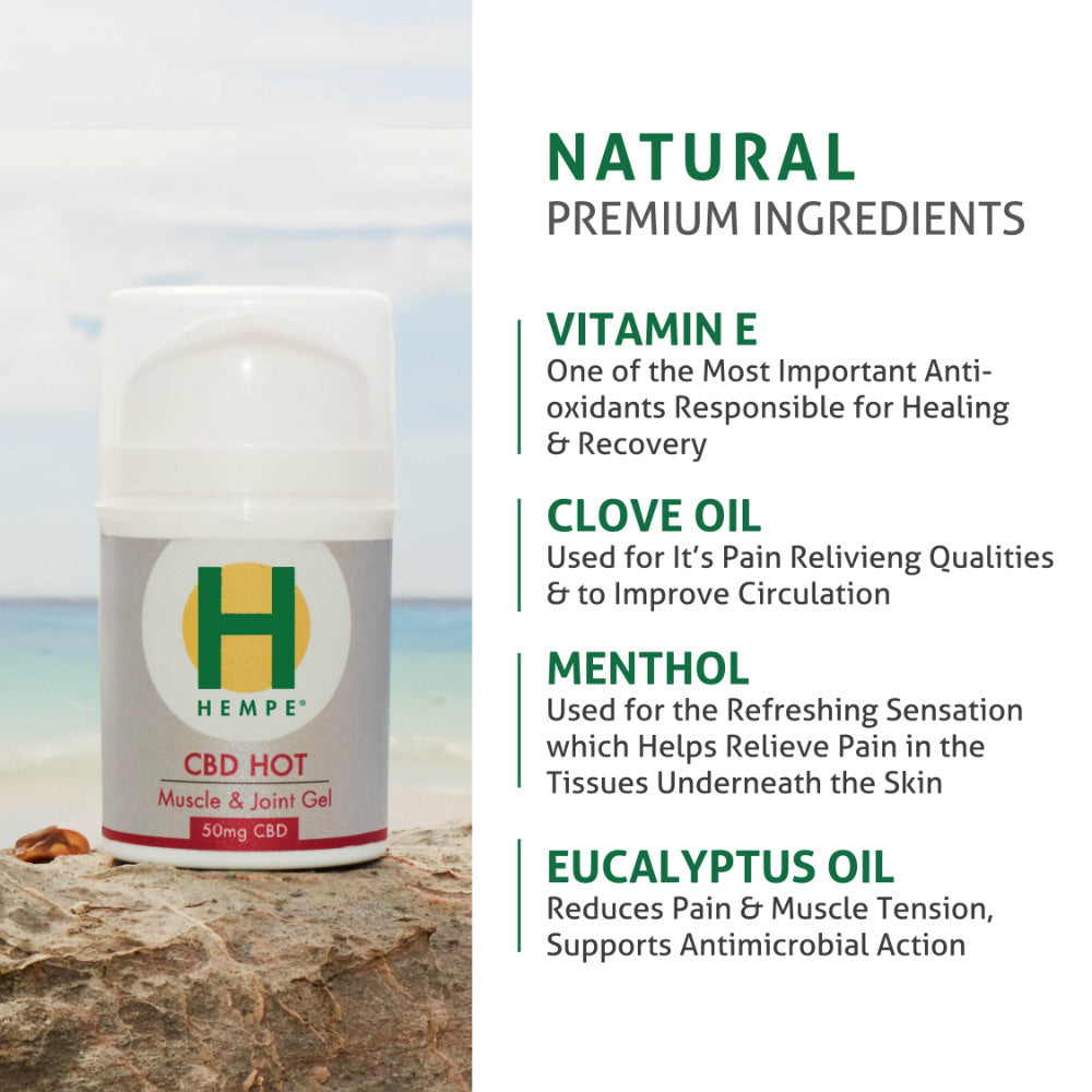 HEMPE Hot Muscle & Joint Gel 50ml