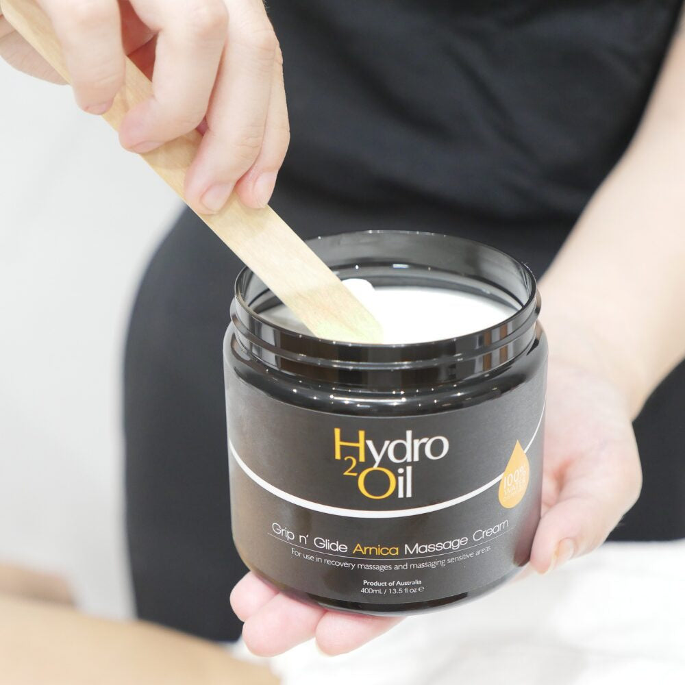 Hydro 2 Oil Grip n' Glide Massage Cream – Professional Sports
