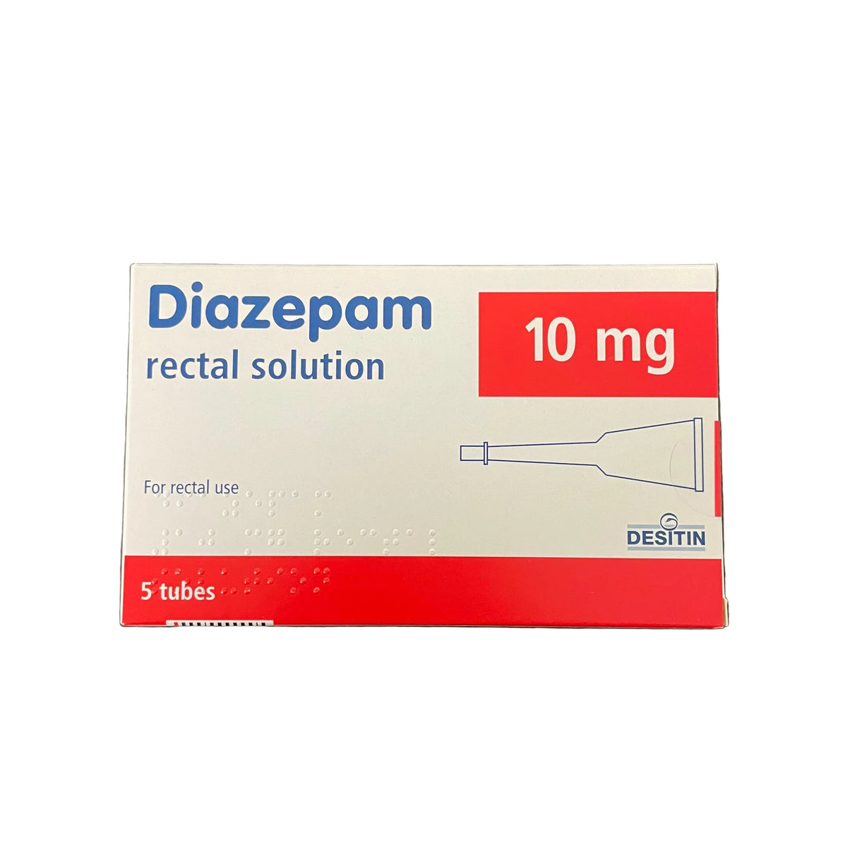 DIAZEPAM RECTAL TUBES 10MG (5) [SCHEDULE 4 CD]