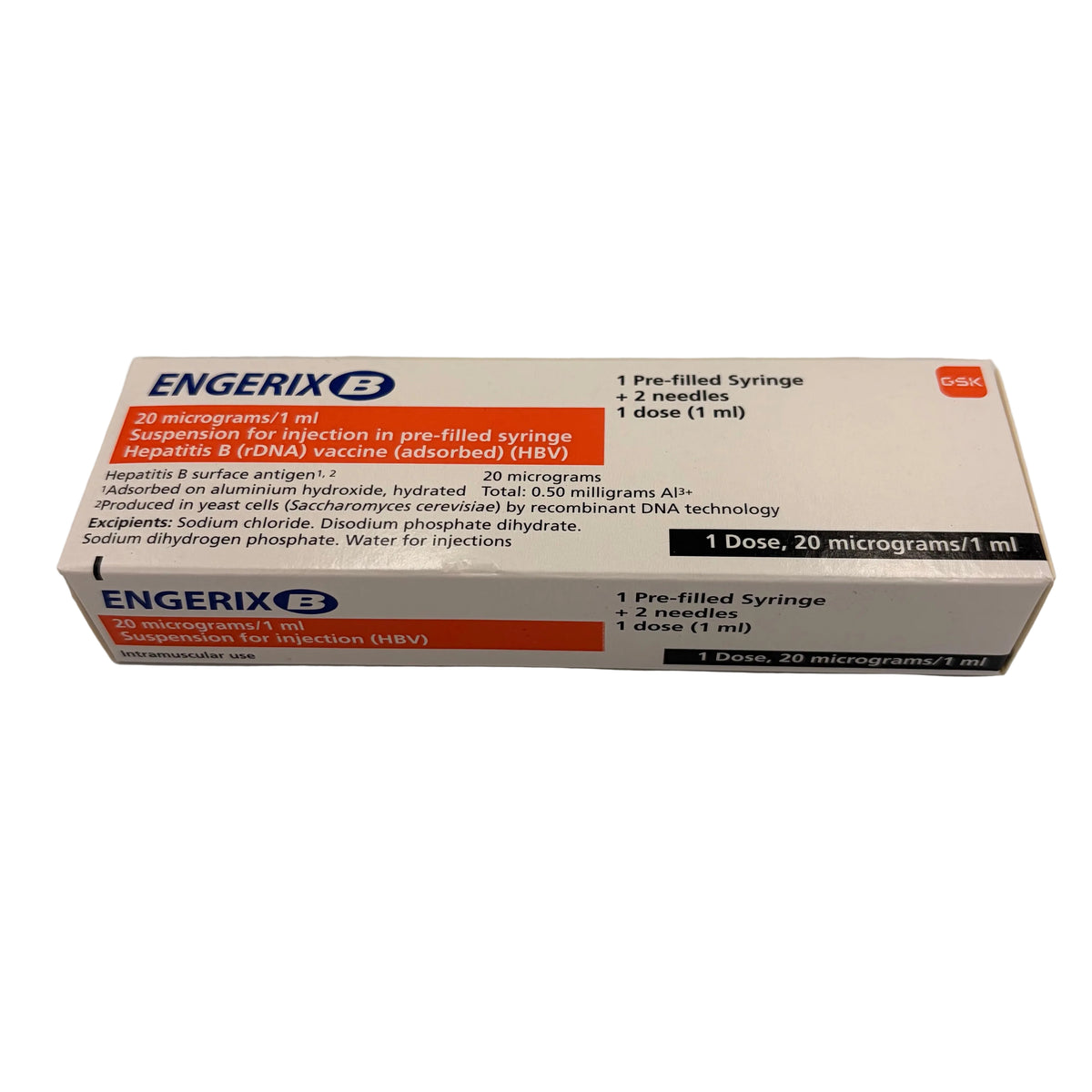 ENGERIX B (hepatitis B) ADULT NON FIXED NEEDLE PFS 1ML (1)