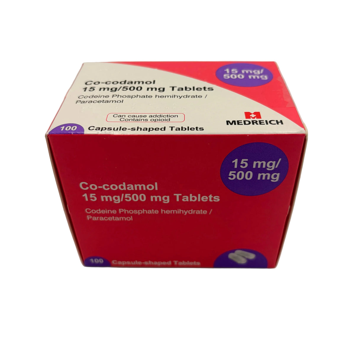CO-CODAMOL TAB 15/500 SCHEDULE 5 CD (100)