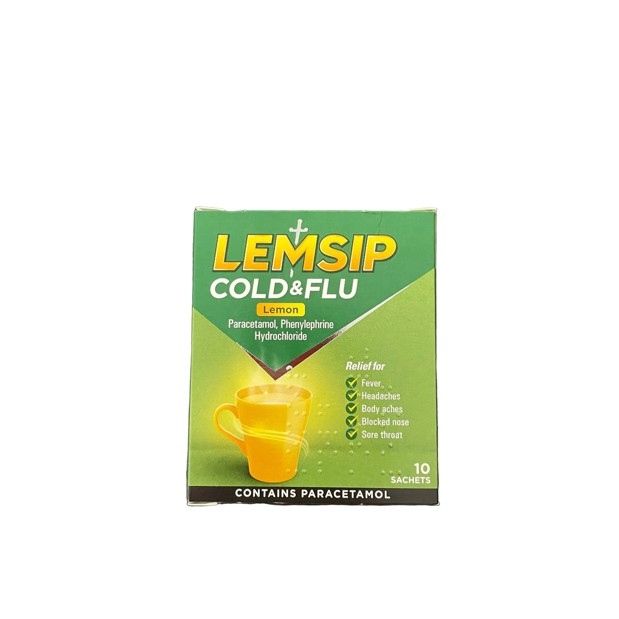 LEMSIP COLD & FLU LEMON SACHETS (10S)