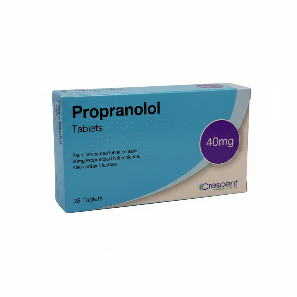 PROPRANOLOL 40MG TABLETS (28)
