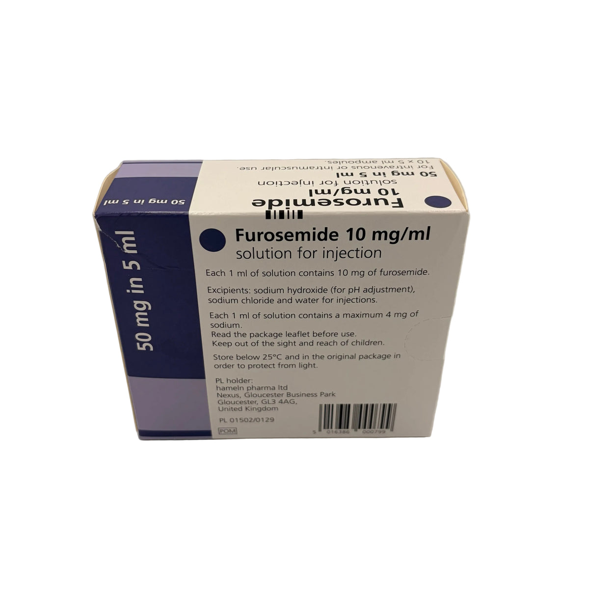 FUROSEMIDE INJECTION 10MG/ML (5ML) (10 PACK)