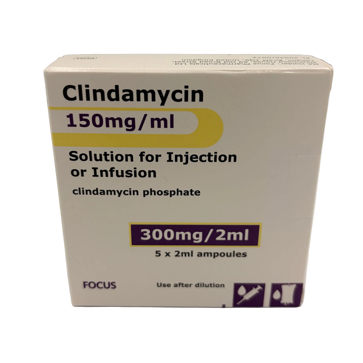CLINDAMYCIN INJ 300MG/2ML MPI (5)