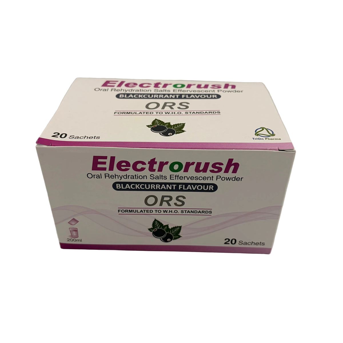 ELECTRORUSH ORS BLACKCURRANT SACHETS (20)
