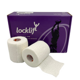 locklift tear tape - rugby thigh line out lifting sport tape 7.5cms x 6.9m box of 6 rolls