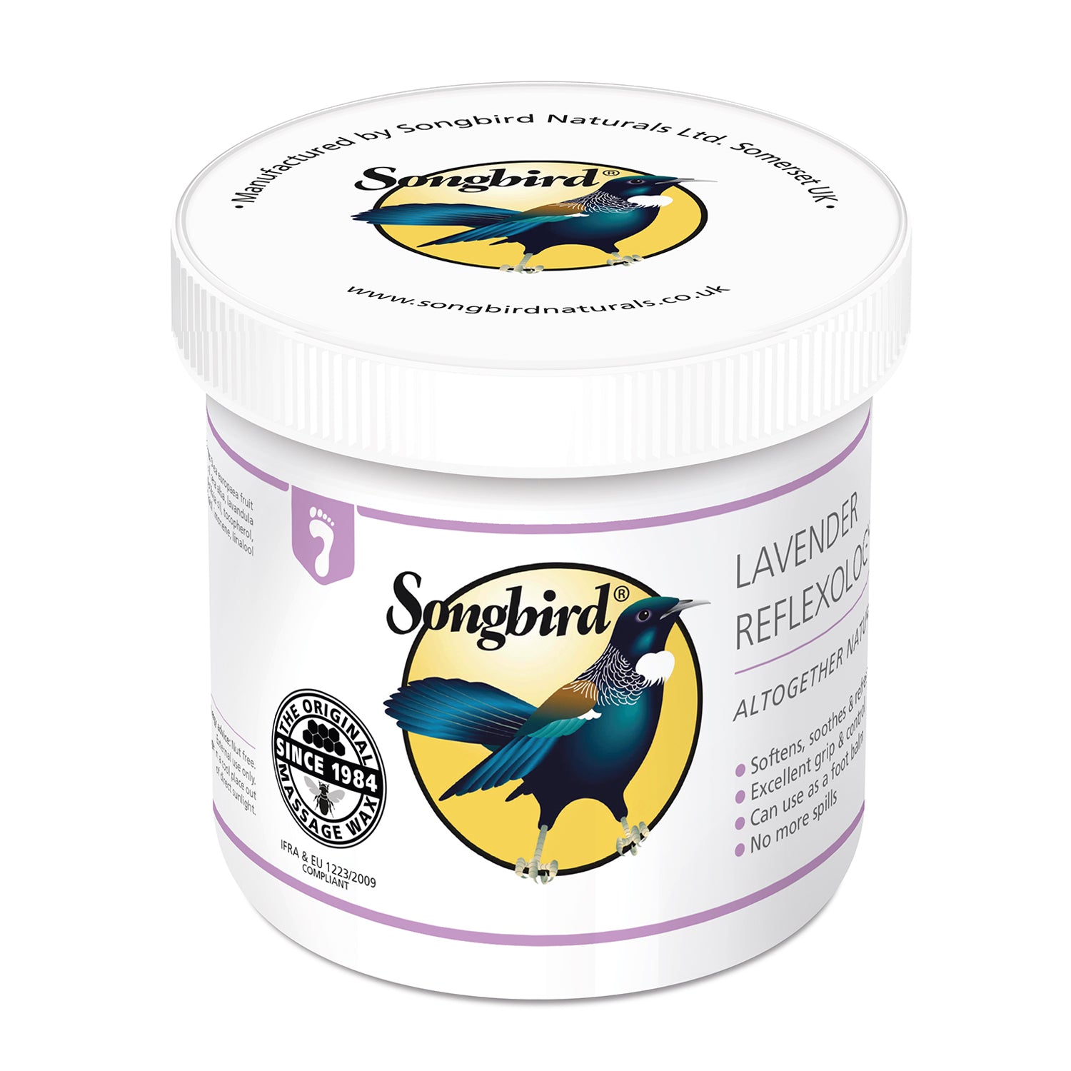 Songbird Reflexology Wax - Lavender (550g)