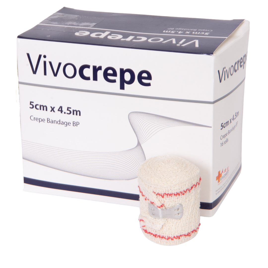 Vivocrepe Crepe Bandage – Elastic Compression Bandage
