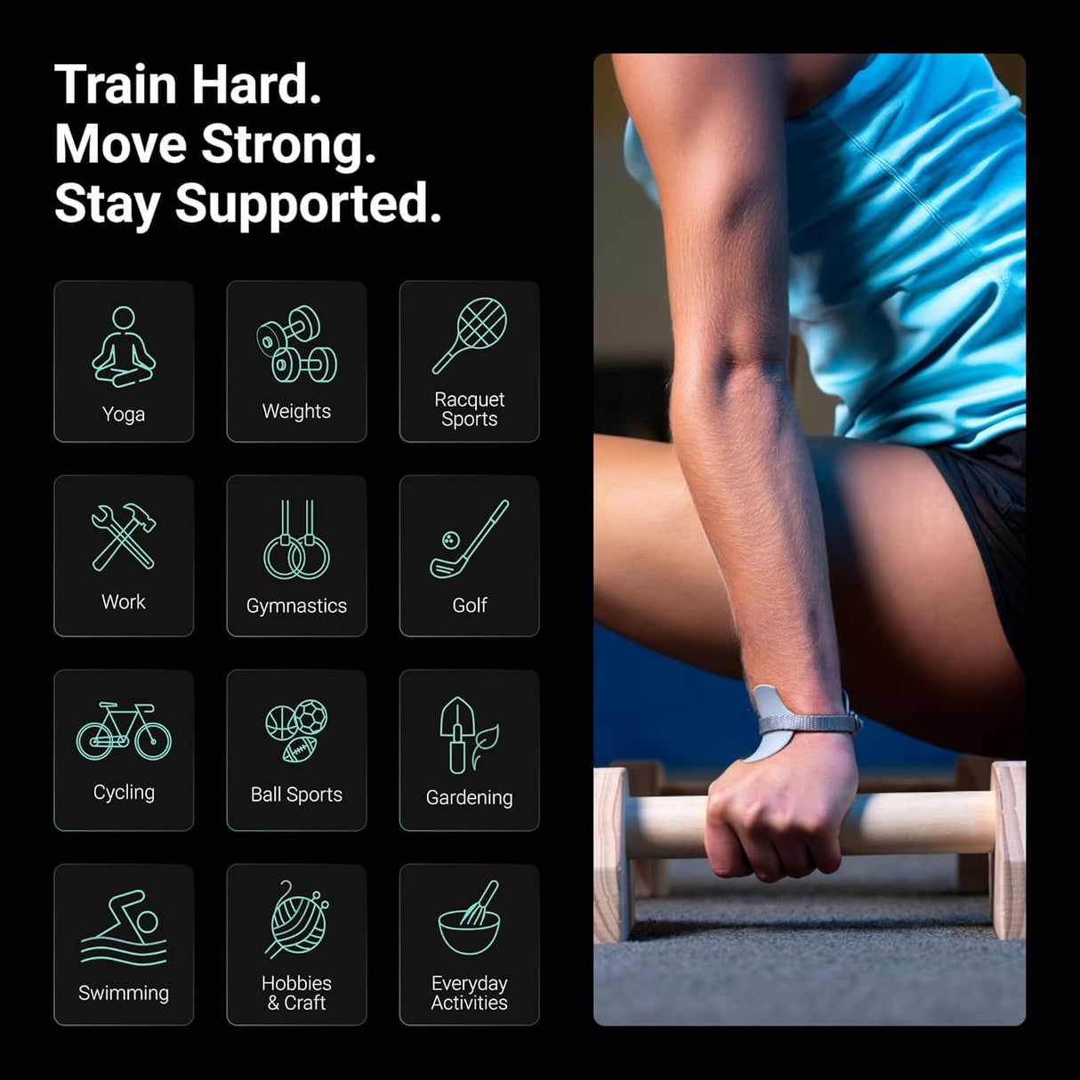 WriStable Wrist Brace for wrist pain relief and hypermobile wrists