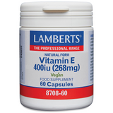 Lamberts Natural Vitamin E 400iu - 60 Capsules