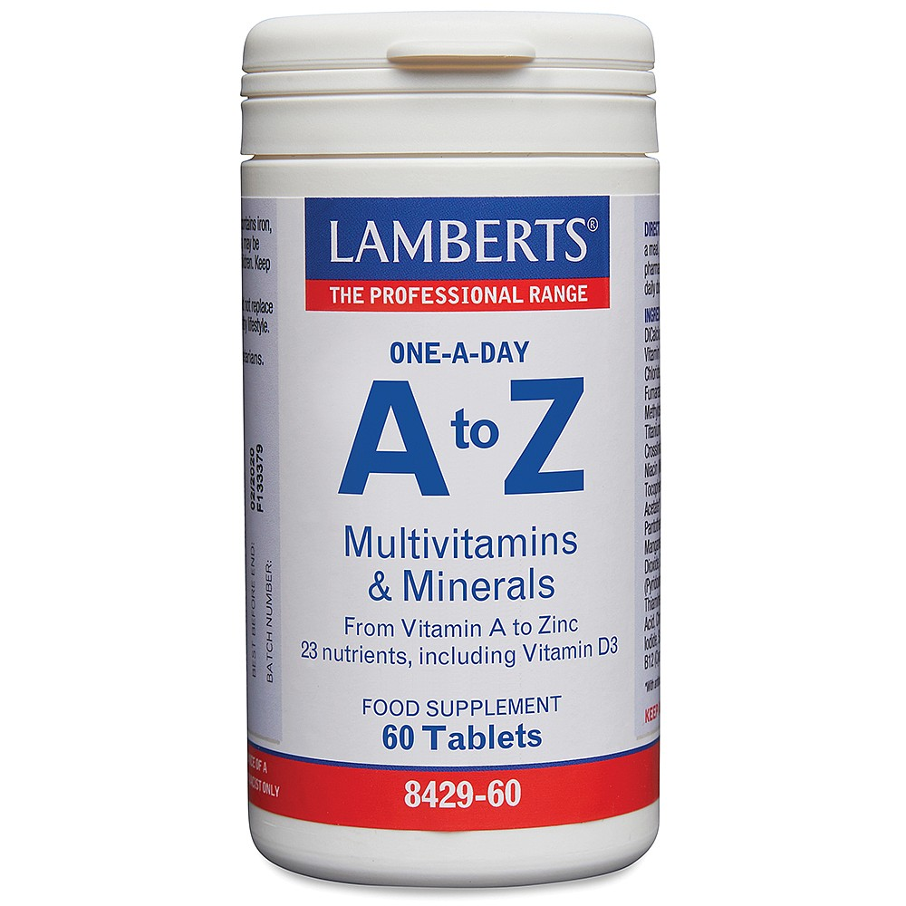 Lamberts A-Z Multi Vitamin & Minerals - 60 Tablets