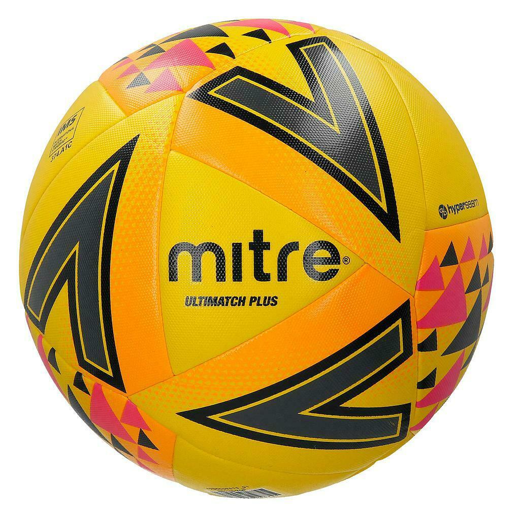 Mitre Mitre Ultimatch Plus Max Match Football, Yellow