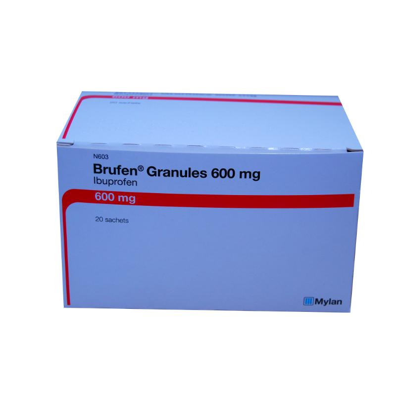 BRUFEN (ibuprofen) GRANULES SACH 600MG (20)