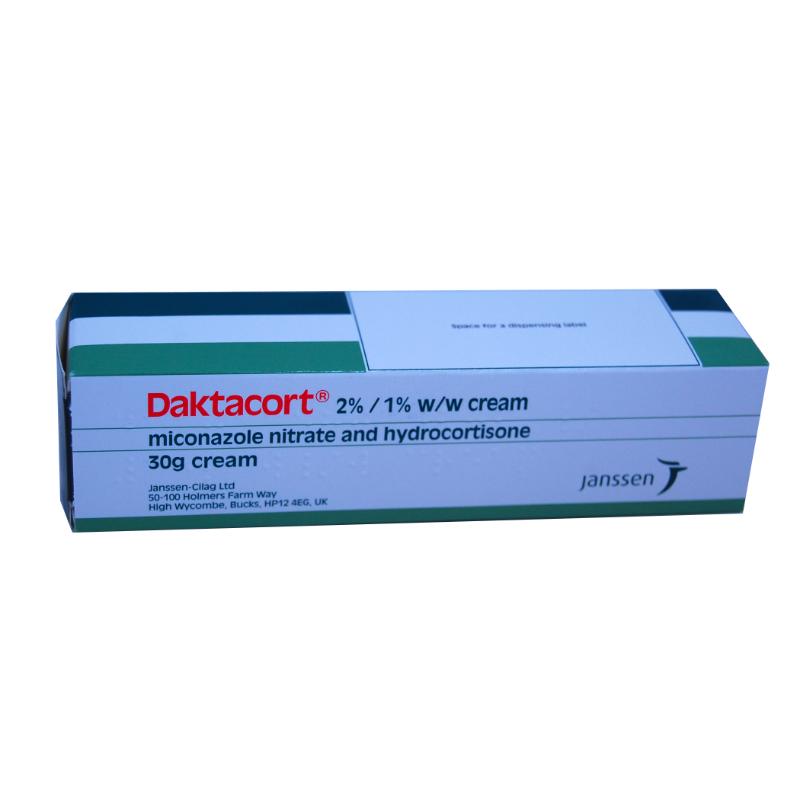 DAKTACORT (hydrocortisone 1% miconazole 2%) CRM (30G)