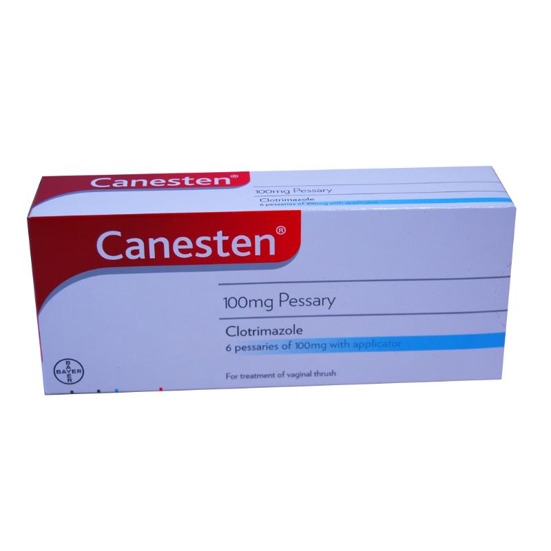 CANESTEN (clotrimazole) VAGINAL TAB 100MG (6)
