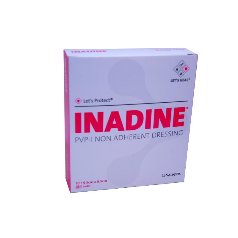 INADINE DRESSING 9.5CM X 9.5CM (10)