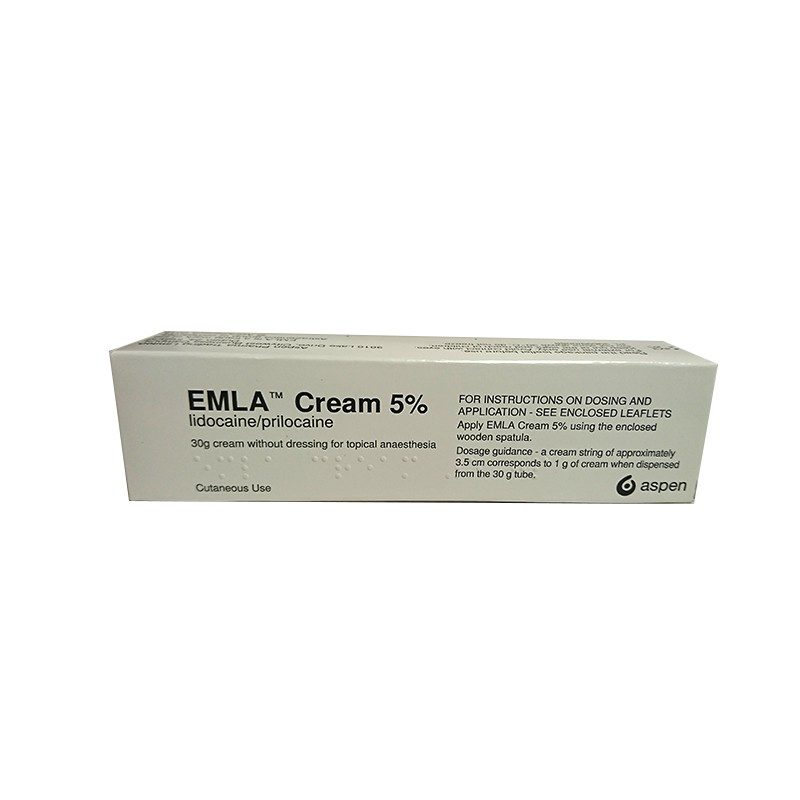 EMLA (lidocaine, prilocaine) CREAM SURGICAL PACK (30G)