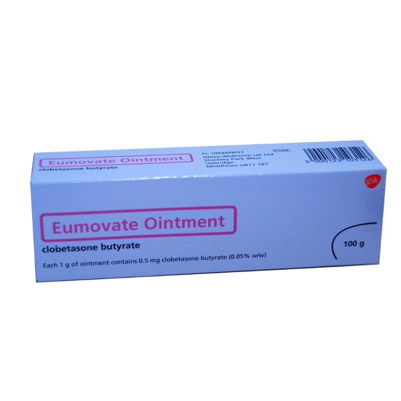 EUMOVATE (clobetasone butyrate) CRM (100G)