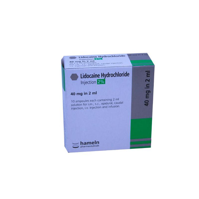 LIDOCAINE INJ 2% (10X5ML)