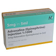 ADRENALINE INJ 1-1000 (1MG/ML) 5ML (10)