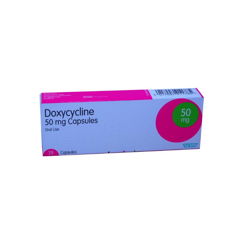 DOXYCYCLINE CAP 50MG (28)