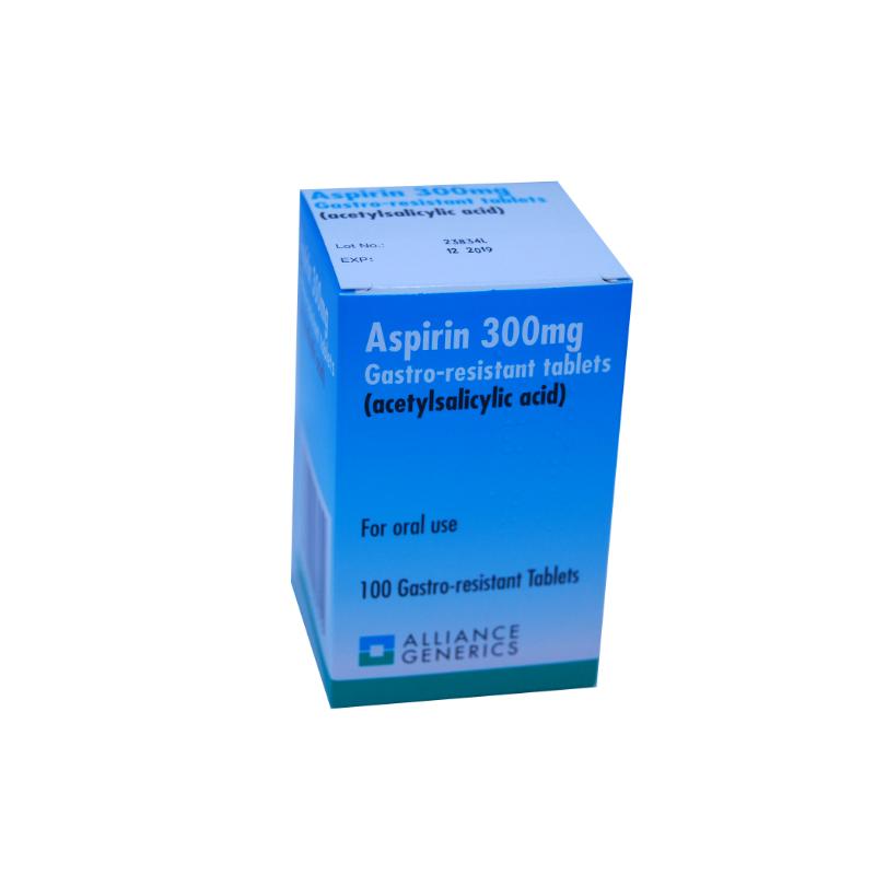 ASPIRIN E/C TAB 300MG (100)